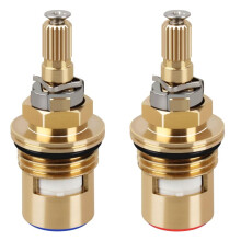 Faucet Cartridges Replacement Set for K-GP77006-RP & K-GP77005-RP,Hot and Cold Faucet Ceramic Valve Cartridges