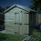 8 x 7 Apex Shed Tanalised (Double Door, With Windows) 3