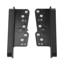Fit for 2 Double Din Fascia Facia Dash Kit Car Stereo Side Trims Brackets