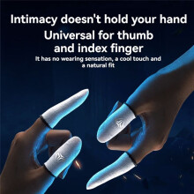 SHEZIKIDS PUBG Mobile Gaming Finger Sleeves Anti-Sweat Breathable Touchscreen Finger Covers for Smooth Gaming Experience