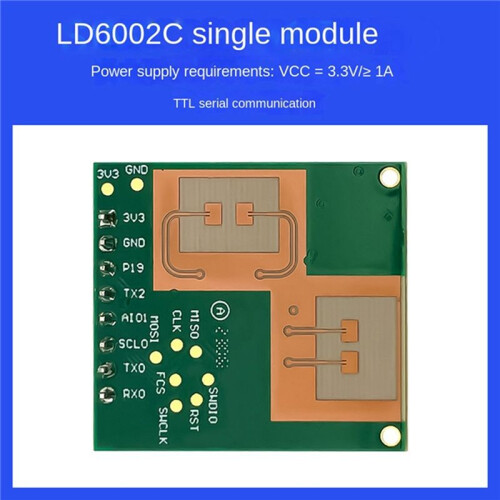 LD6002C 60G Millimeter Wave  Sensor Fmcw Non-Contact Sensor for Fall Detection