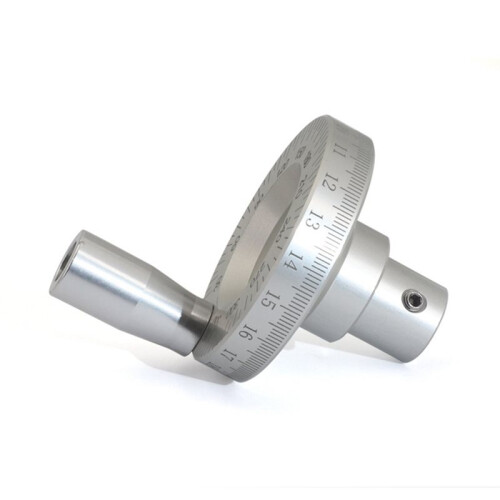 Machine Tool Metal Scale Handwheel Special for Manual Sliding Table Tools Graduated and Angled Handle Rocker 8mm 2