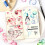 Watercolor Bubble Circle Sticker Magic Bubble Transparent Waterproof PET Tape Box 4