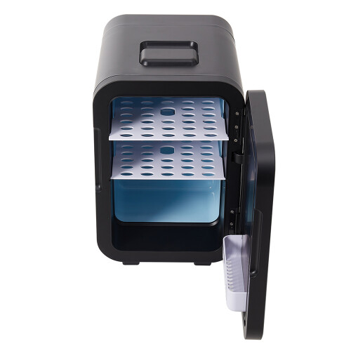 Living And Home 18L Dual-Use Mini Refrigerator, Mini Fridge, Black 2