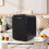 Living And Home 18L Dual-Use Mini Refrigerator, Mini Fridge, Black 1