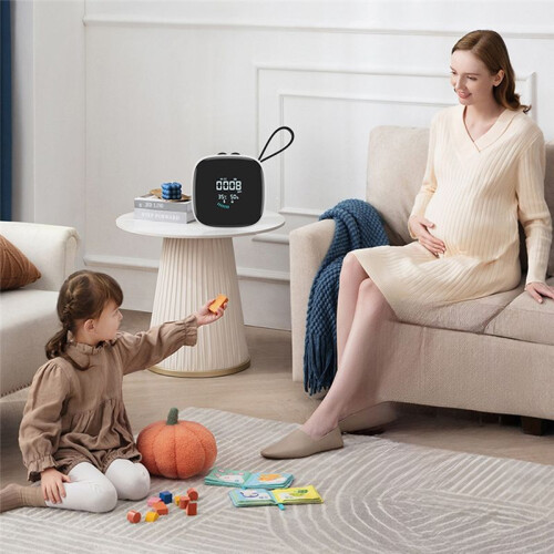 Draagbare Koolmonoxidetester, CO-Detector, Multifunctionele Luchtkwaliteitsdetector, Temperatuur-Vochtigheidstester 1