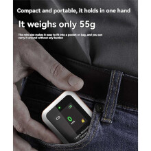Carbon Monoxide Detector Portable CO Concentration Detection,Carbon Dioxide Monoxide Detector with Alarm