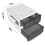 Eco-Friendly Hidden Desk Drawer Organizer Self-Adhesive Plastic Storage Box for Sundries Black 6