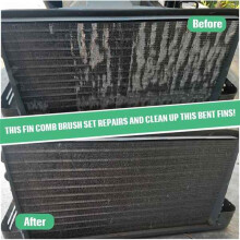 Car Radiator Condenser Fin Comb Sets Air Conditioner Coil Straightener Hand Cleaning Tool Auto Cooling System Repair
