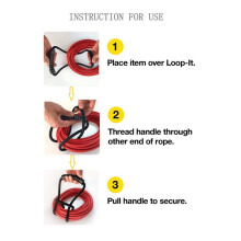 5pcs Storage Strap Heavy-Duty Hook and Loop Cord Carrying Strap,and Organizer with Handle for Pool Garden Hoses Cables