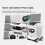 Desktop Remote Control Toy Car Garbage Can Set, Trendy Table Ornament Setup with Remote Control Trash Can 4