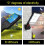 Solar Lights Garden Wall Lights Sensor Security Lighting Garden Terrace Street Lighting B 3