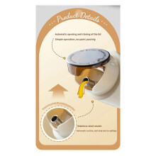 Automatic Opening and Closing Gravitation Oil Bottle Leak Proof Non Hanging Oil Glass Oil Pot Household Soy Sauce Bottle