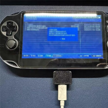 For PSV1000 Type-C PD Charging Converter Connector for  Vita PSV 1000 Handheld Game Console Charging Adapter Black