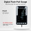 Digital Dynamometer Thrust Gauge Pull Gauge Portable Dynamometer Dynamometer, 3 Units N/LB/Kg LCD Liquid Crystal Display 4