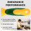10 Peças de Alça de Borracha com Furo Retangular e Alças Ergonômicas para Limas de Metal Planas e Semicirculares de 4 Polegadas 5