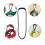5pcs Storage Strap Heavy-Duty Hook and Loop Cord Carrying Strap,and Organizer with Handle for Pool Garden Hoses Cables 4