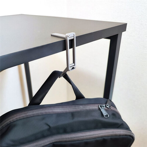 Titanium Alloy Desk Bag Hanger Multifunctional EDC Tools Desk  Backpack Hook Keychain Buckle 1