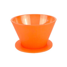 Pour over Coffee Dripper Filters Cups Hand Pouring Slow Brewing Coffee Pour over for Cafe Travel Home Orange