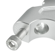 1 Pair Motorcycle Handlebar Riser Clamp for R1200GS ADV 2013-2022 Handlebar Riser Accessories Silvery