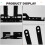 Car Wheel Alignment Tool Plates Adjustable Automotive Wheel Leveling Aligner Wheel Balancing Tool Black 2