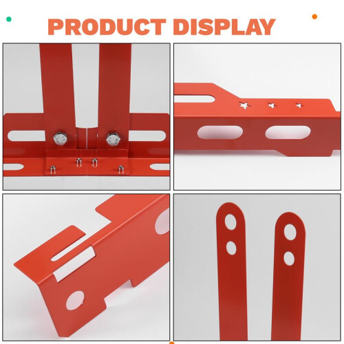 Car Wheel Alignment Tool Plates Adjustable Automotive Wheel Leveling Aligner Wheel Alignment Tool Orange 1