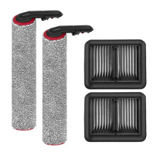 Compatible for H40 Ultra/H40 Pro Roller Brush Hepa Filter Vacuum Replacement Accessories:1 Main Brush,2 Filter