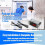 XR02CX-4N1F1 Universal Temperature Controller Replacement for 120V 50-60hz Commercial Refrigerator with Sensor Probe 3