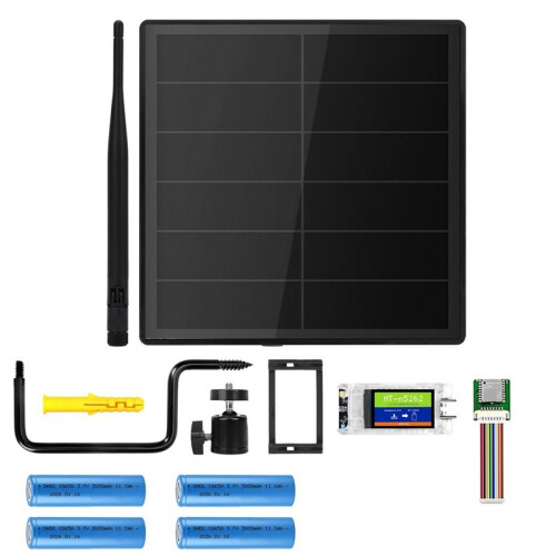 Solar-Powered Node Dev-Board Kit Waterproof Enclosure for Meshtastic/MeshCore with T114 18650 Battery GPS Module 915Mhz
