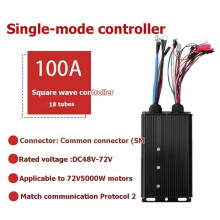 Ebike Sine Wave Controller 48V-72V 5000W 100A with Light UKC1 LCD Display Brushless 5000W Motor for Electric Bike Motor