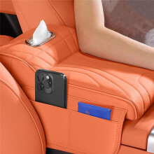 Car Center Console Armrest Cushion Arm Rest Box Pad Side Extension Cushion with Tissue Box Organizer Bag