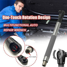 Offset Extension Wrench for Electric Drill,1/2-Inch Electric Drill Adapter, 4 Conversion Adapters, for Tight Spaces