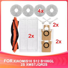 Replacement Parts for XiaomiRobot Vacuum M30pro,Sweeping Robot C107,Main Side Brush, Filter, Mop Cloth Accessories Kit