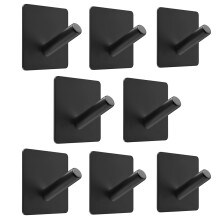 Hooks Adhesive Hooks Garage Hooks Thick Door Clothes Hooks Behind the Door Strong Punch-Free Bathroom Traceless Home Use