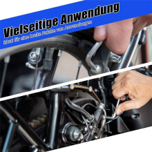 For Window Bicycle Adjustment Tool Set - Curved 4mm Inside Hexagonal Wrench for Versatile Adjustment of Window Fittings