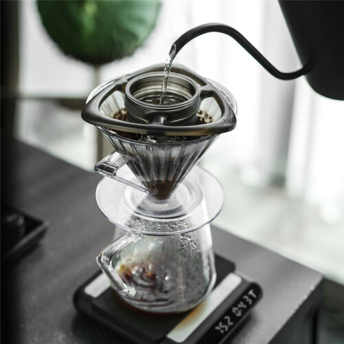 Pour-over Coffee Splitter Control Flow Rate Coffee Dripper Material Enhance Brewing 2