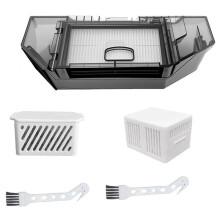 For G20S Ultra Saros 10R Robot Vacuum Cleaner Silver Ions Deodorizing Particles Replacement Dust Box Brush