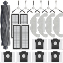 Accessories for D10 Gen 2 Robot Vacuum Cleaner, Main Side Brush HEPA Filters Mop Cloth Dust Bags