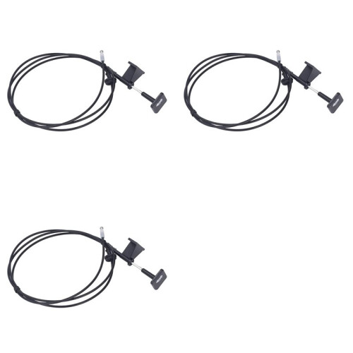 3X Hood Bonnet Release Cable with Pull Handle 74130SNAA01 Replacement for   2006 ‑ 2011