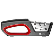 GRINDER Multifunction Kitchen Sharpener Restores Serrated Blade Knives and Scissors, Diamond Steel Ceramics