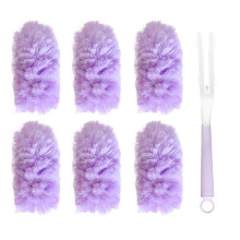 White Peach Scent Electrostatic Duster Electrostatic Adsorption Multi-Function Dust Duster Household Cleaning B