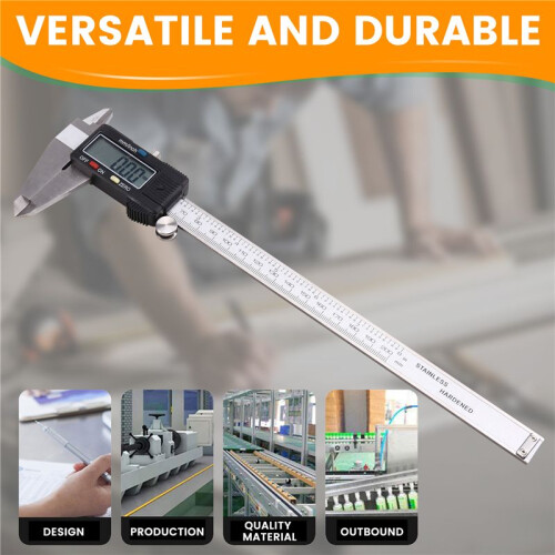 200mm Electronic Digital Caliper Dial Vernier Caliper Gauge Micrometer Measuring Tool Digital Ruler 2