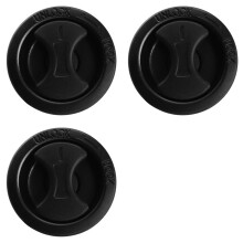 3X Boîte à Outils de Hayon de Voiture, Plaque de Couverture, Bouton de Boucle, Bouton de Panneau de Porte de Coffre 64870-60011 pour Land