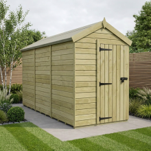 5 x 12 Apex Shed Tanalised (Single Door, No Windows)