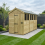 5 x 12 Apex Shed Tanalised (Single Door, With Windows) 1
