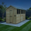 5 x 12 Apex Shed Tanalised (Single Door, With Windows) 3