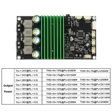 9-32V Amplifier Board with EQ Bass Boost Audio Amplifier Module Dual Channel 2x150W Mobile App Tuning