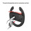 2PCS Racing Steering Wheels for   2 Controller Game Grip Handle Racing Game Wheel A 5