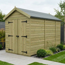 6 x 11 Apex Shed Tanalised (Double Door, No Windows)