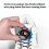 2pair Automatic Shoelaces with Rotating Buckle, No-Tie Thick Rope Design for Sneakers 1